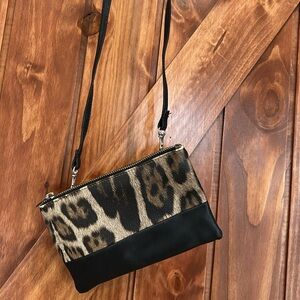 Leopard Print Crossbody Bag